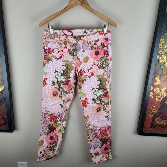 Tory Burch Izzy Floral Jeans - Picture 5 of 12